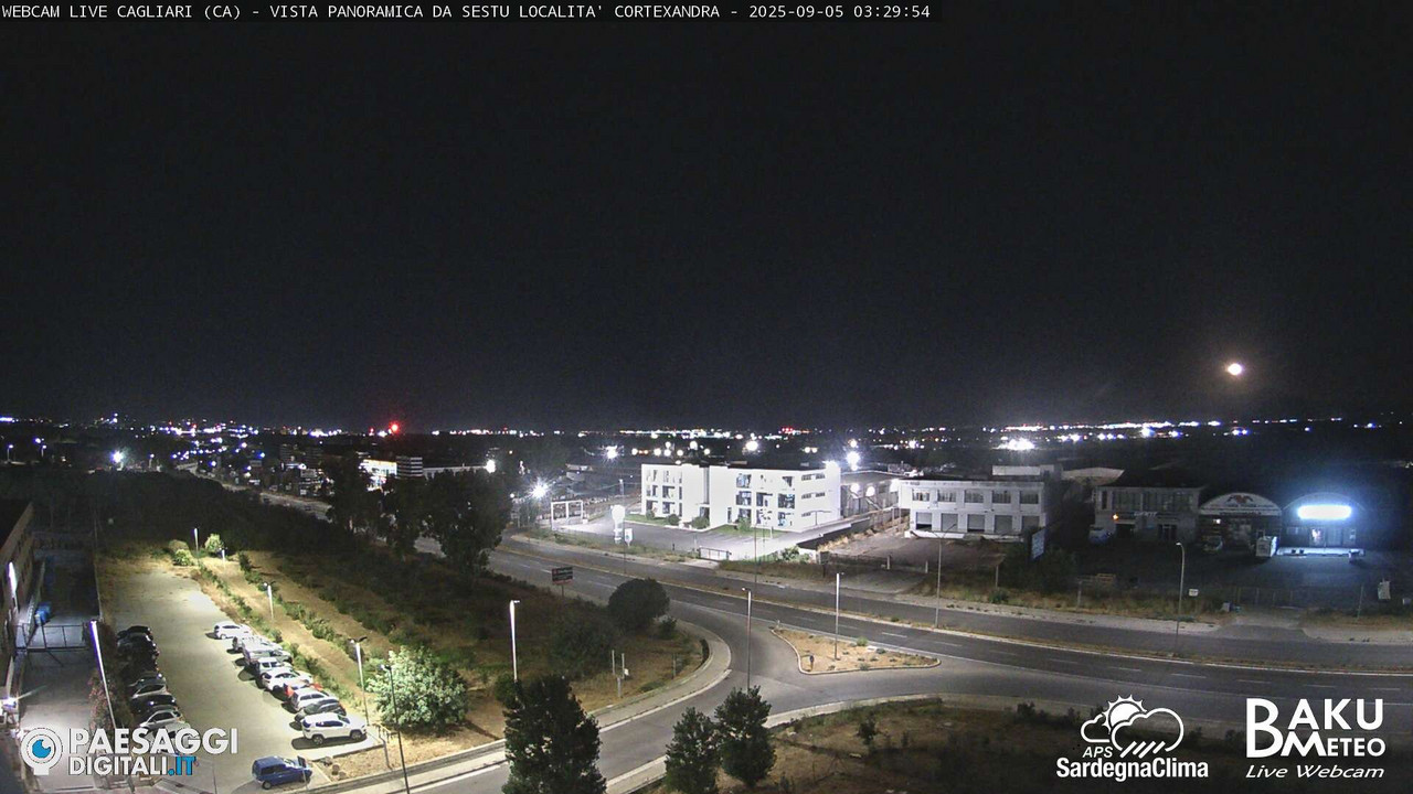 time-lapse frame, Sestu Cortexandra webcam