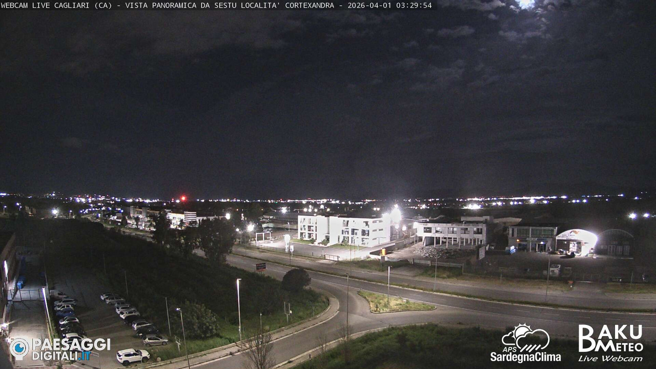 time-lapse frame, Sestu Cortexandra webcam