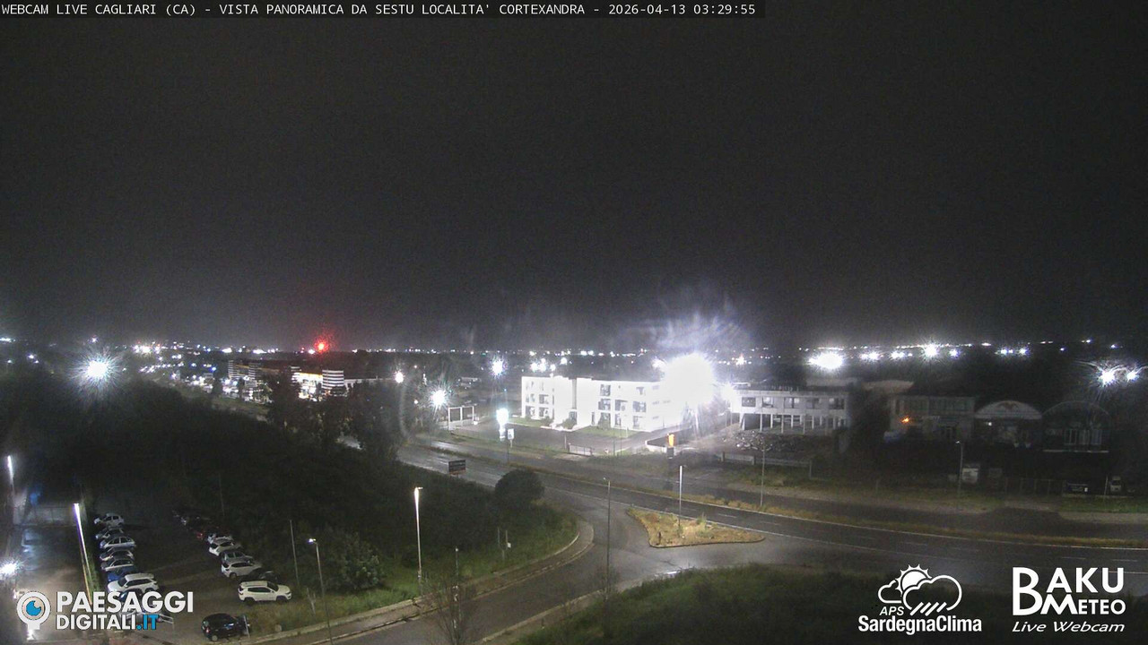 time-lapse frame, Sestu Cortexandra webcam