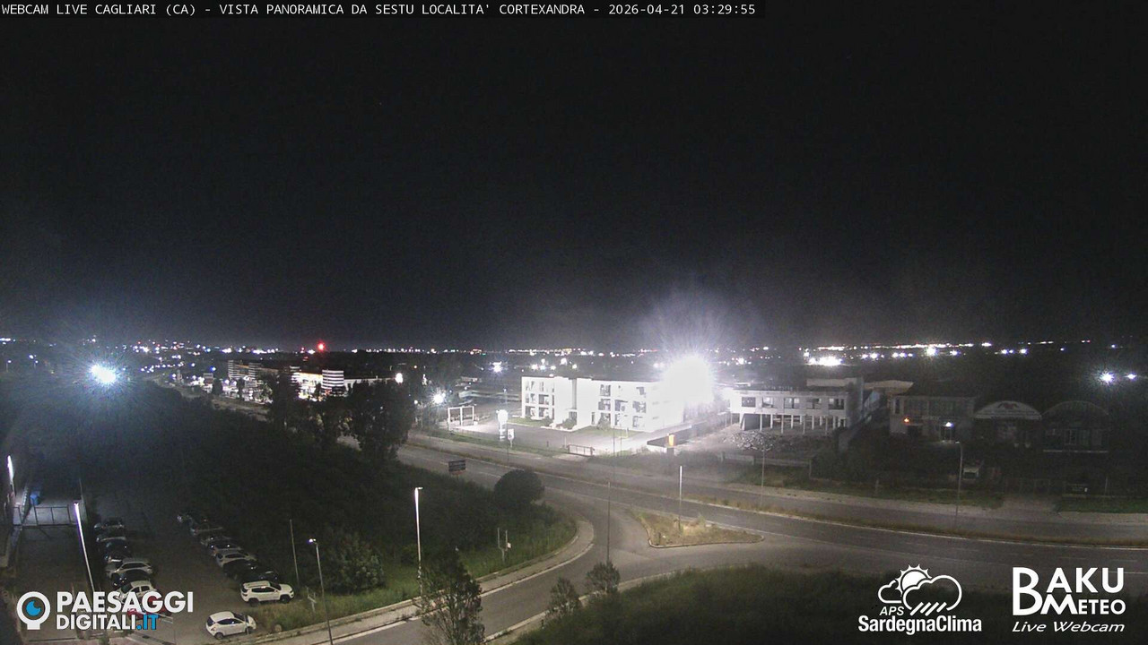 time-lapse frame, Sestu Cortexandra webcam