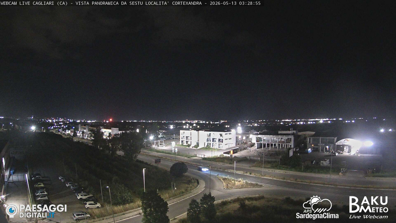 time-lapse frame, Sestu Cortexandra webcam