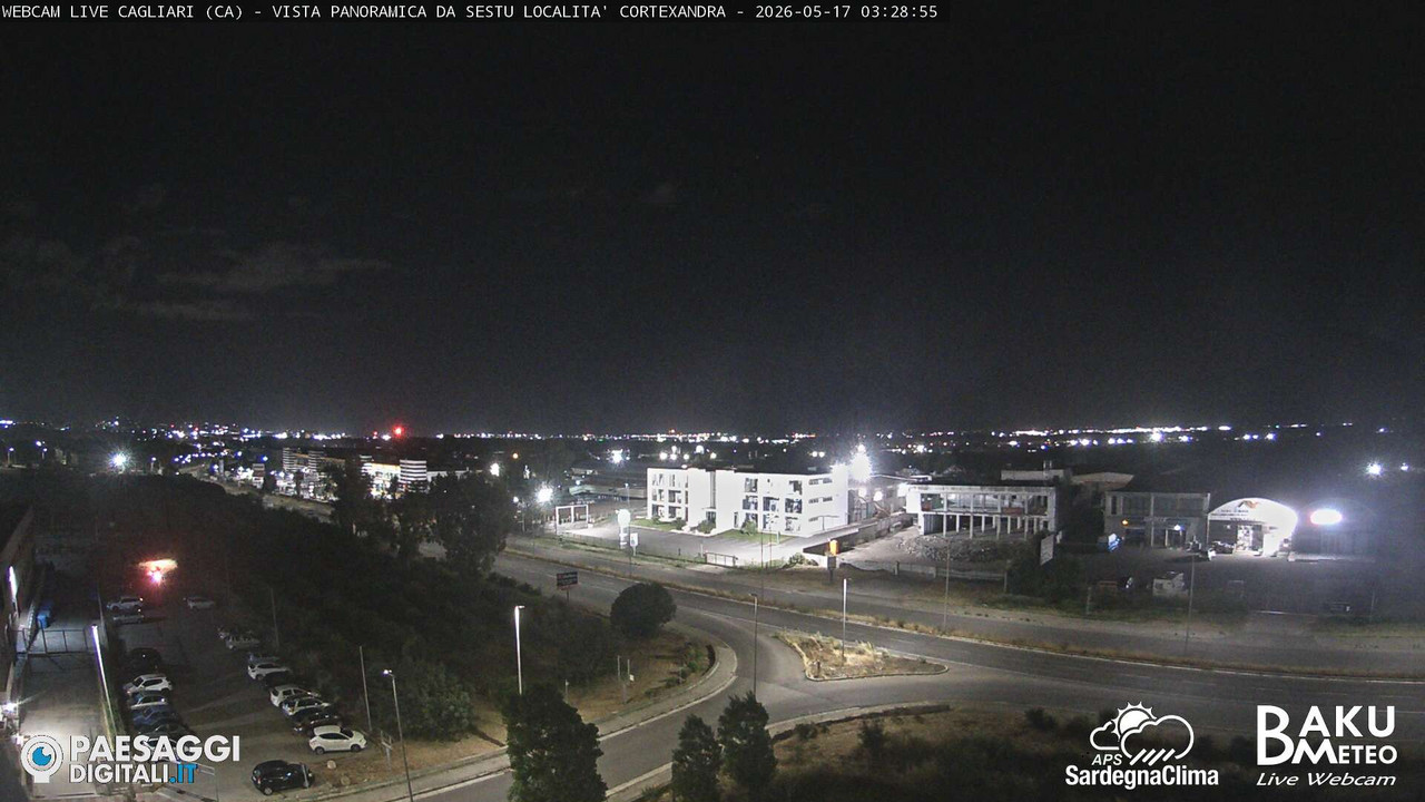 time-lapse frame, Sestu Cortexandra webcam