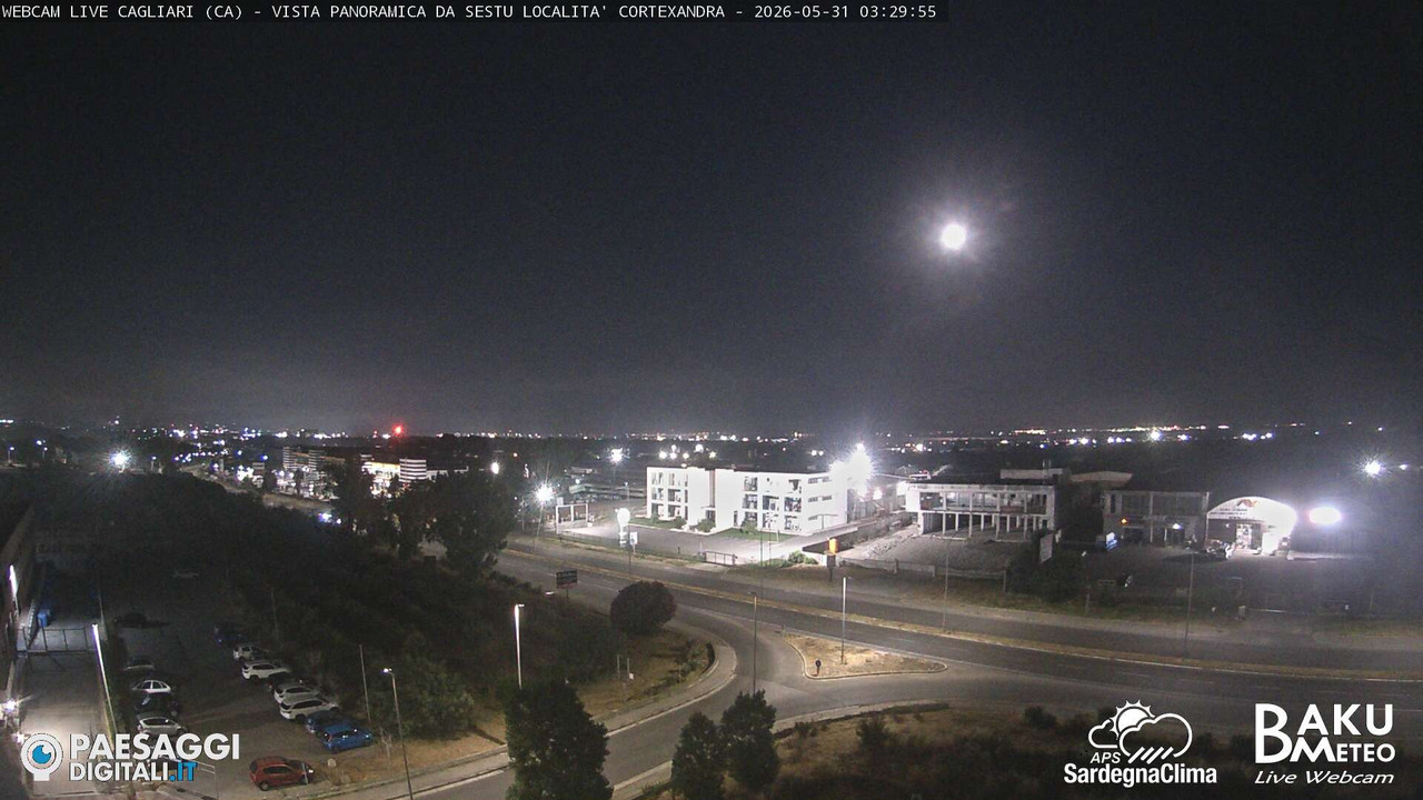 time-lapse frame, Sestu Cortexandra webcam