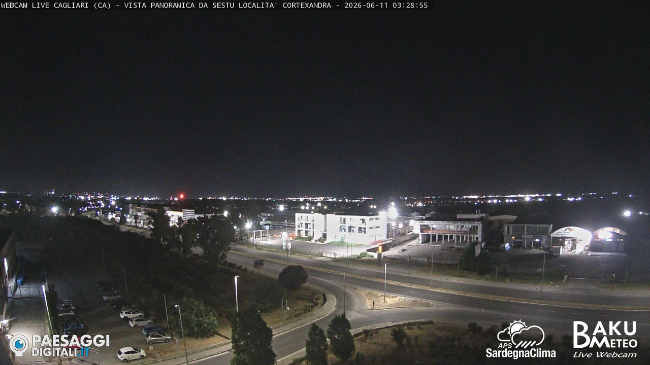 time-lapse frame, Sestu Cortexandra webcam