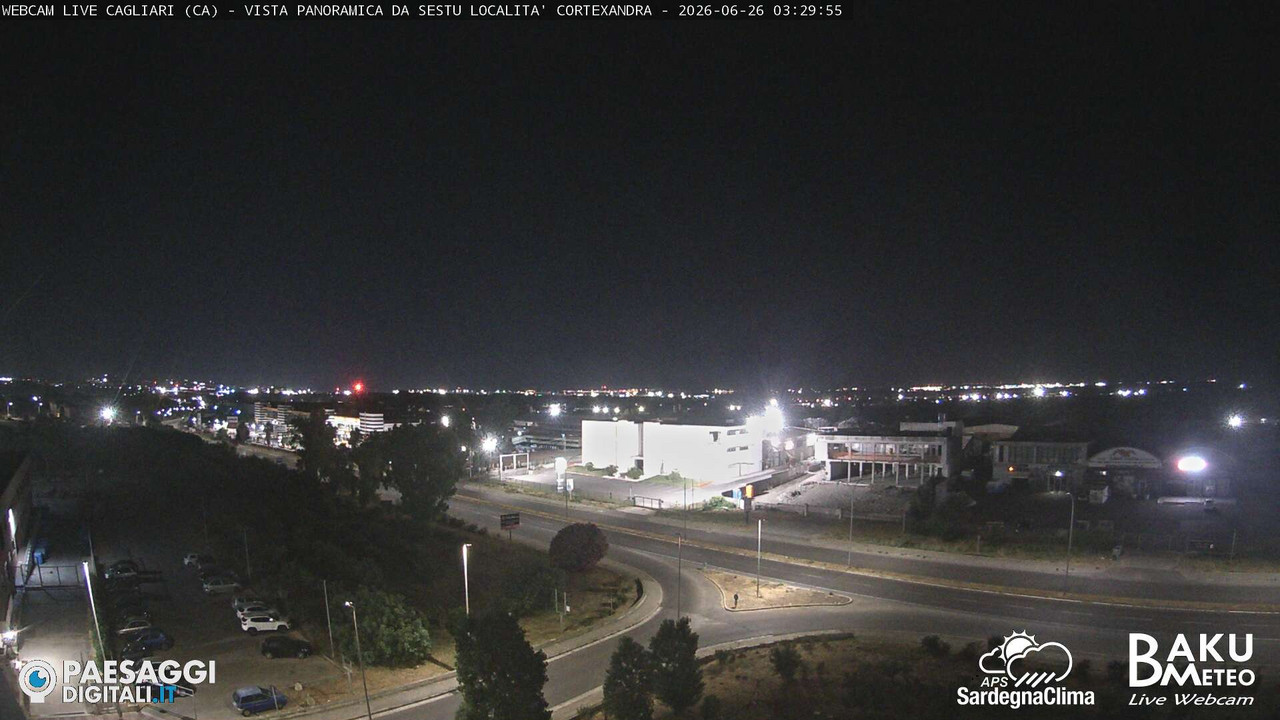 time-lapse frame, Sestu Cortexandra webcam