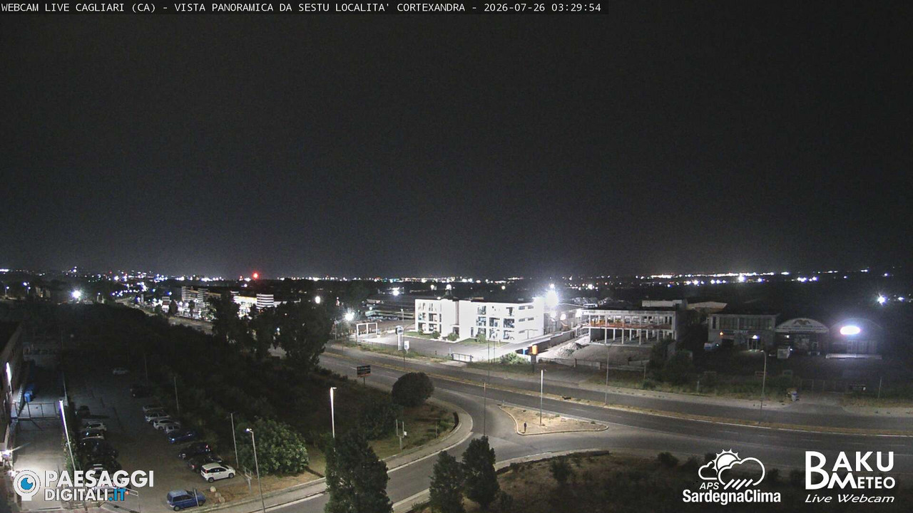 time-lapse frame, Sestu Cortexandra webcam