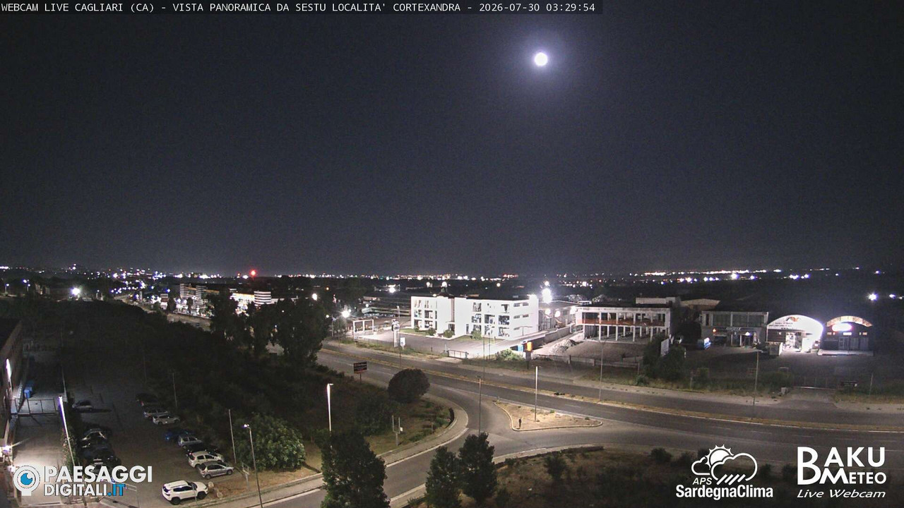 time-lapse frame, Sestu Cortexandra webcam