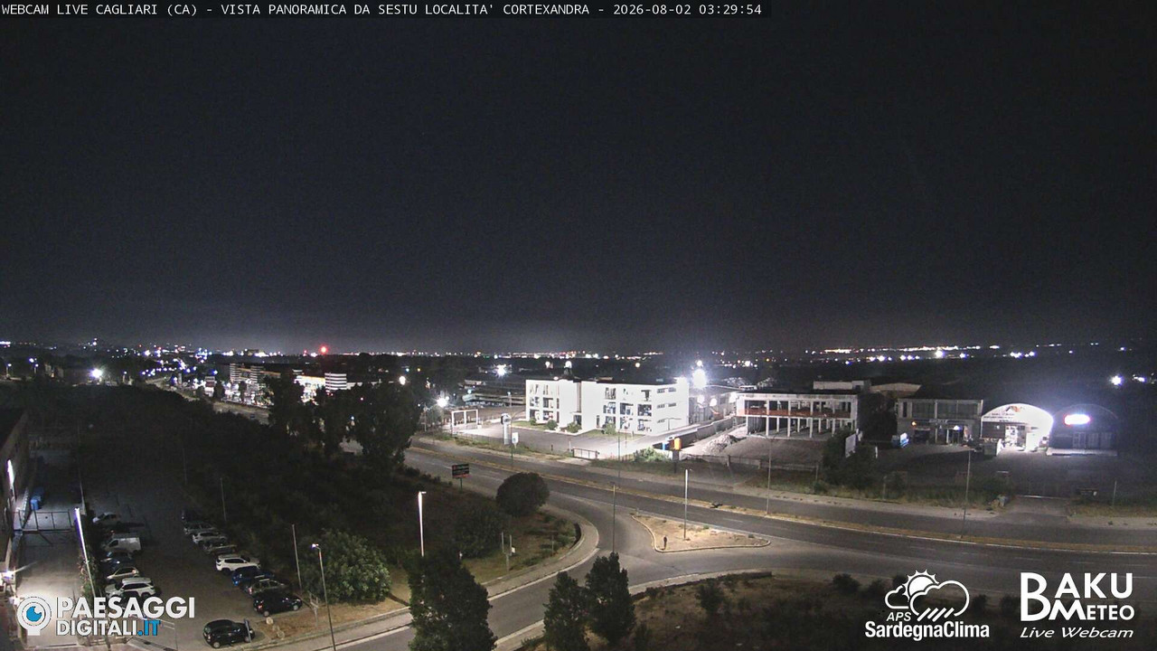 time-lapse frame, Sestu Cortexandra webcam