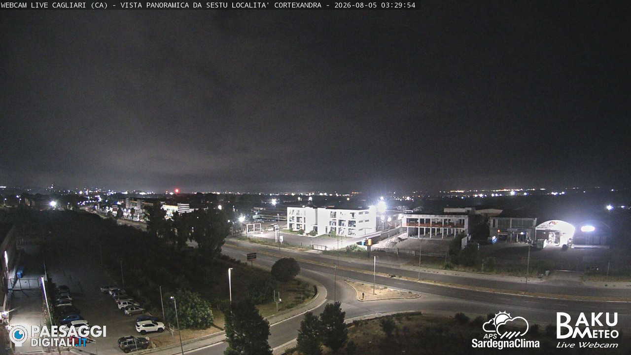 time-lapse frame, Sestu Cortexandra webcam