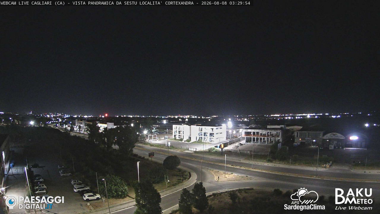 time-lapse frame, Sestu Cortexandra webcam
