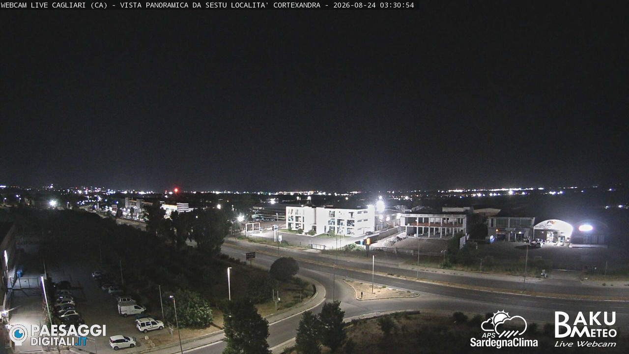 time-lapse frame, Sestu Cortexandra webcam