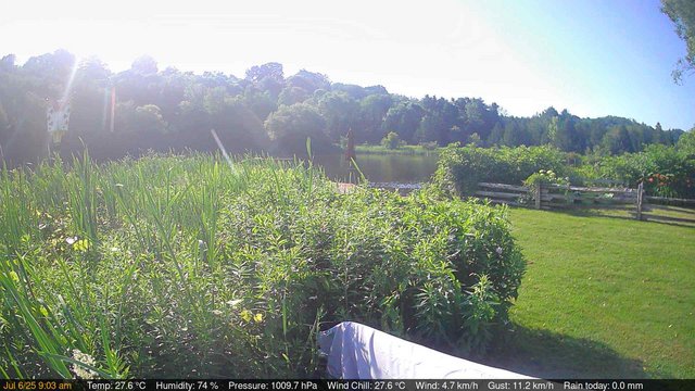 time-lapse frame, Deck-Dock Cam webcam