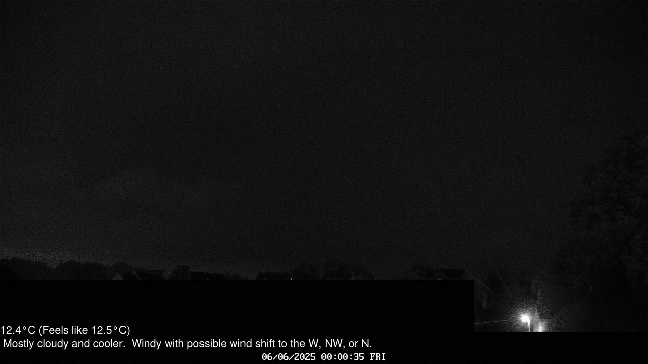 time-lapse frame, Wembury, Devon. Knighton Hill Cam webcam