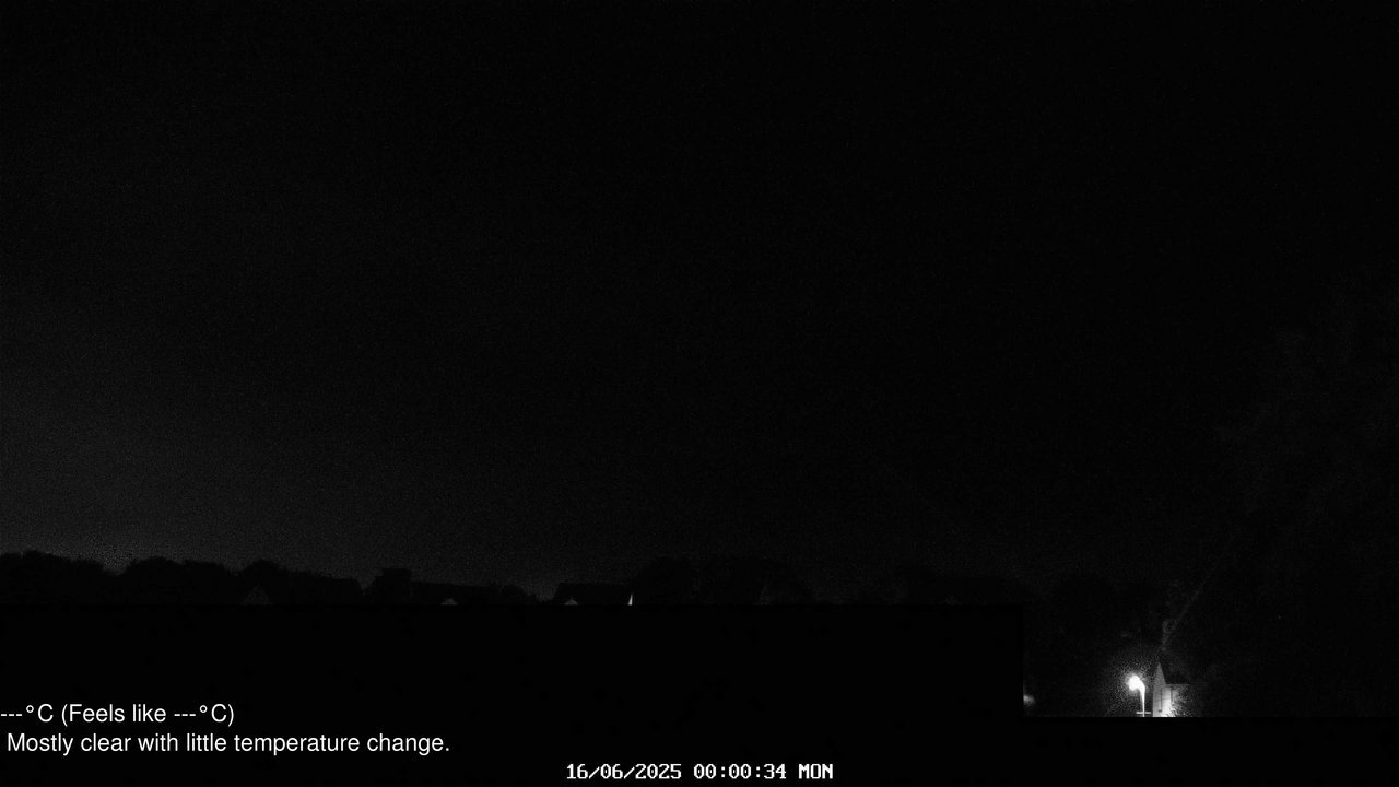 time-lapse frame, Wembury, Devon. Knighton Hill Cam webcam