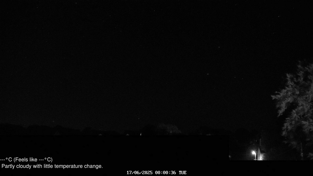 time-lapse frame, Wembury, Devon. Knighton Hill Cam webcam