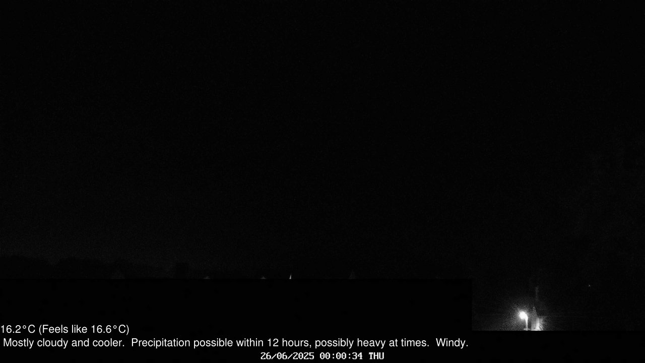 time-lapse frame, Wembury, Devon. Knighton Hill Cam webcam