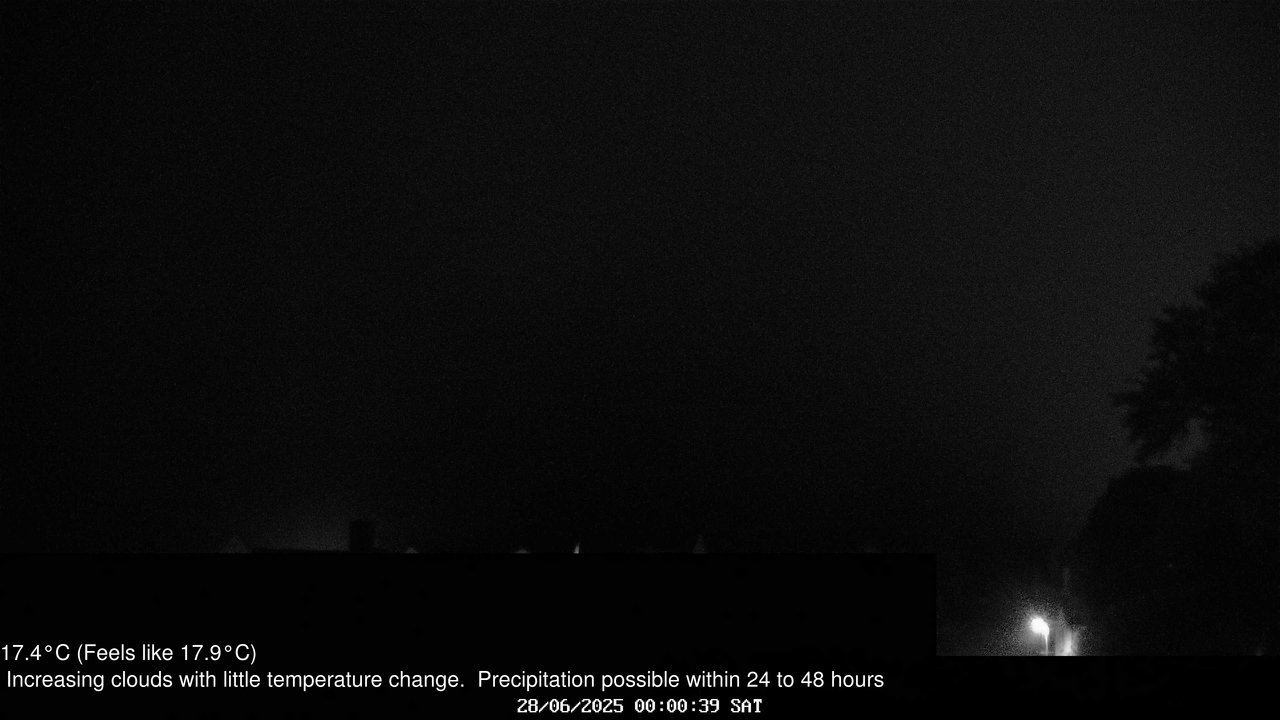 time-lapse frame, Wembury, Devon. Knighton Hill Cam webcam
