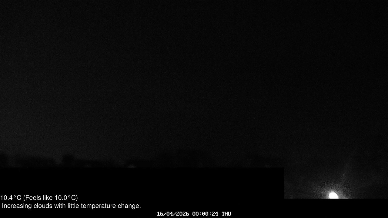 time-lapse frame, Wembury, Devon. Knighton Hill Cam webcam