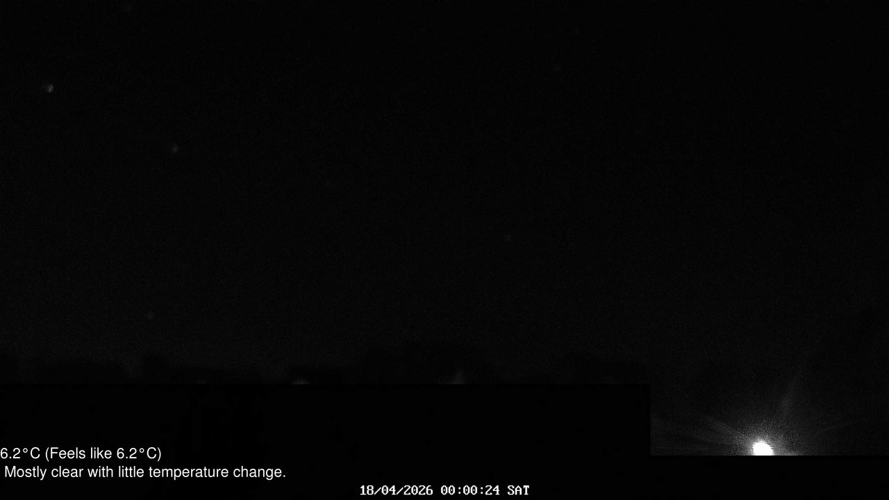 time-lapse frame, Wembury, Devon. Knighton Hill Cam webcam
