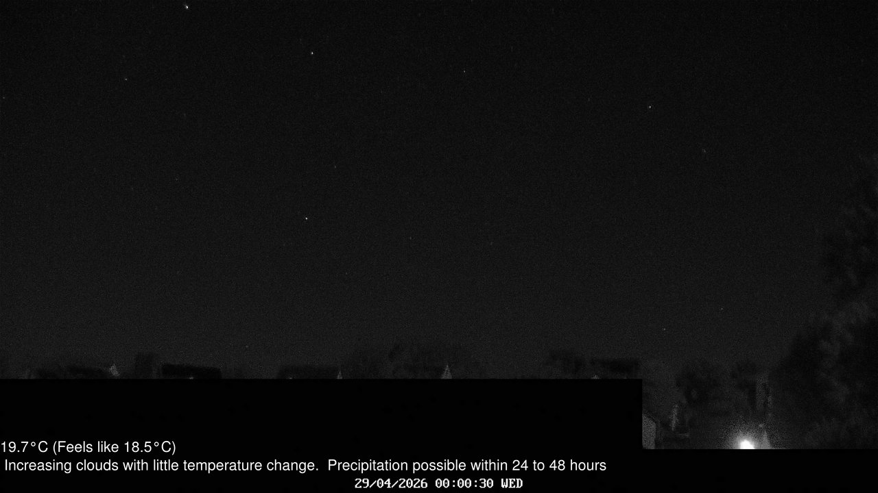 time-lapse frame, Wembury, Devon. Knighton Hill Cam webcam