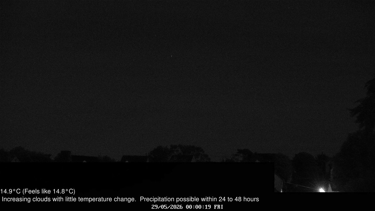 time-lapse frame, Wembury, Devon. Knighton Hill Cam webcam