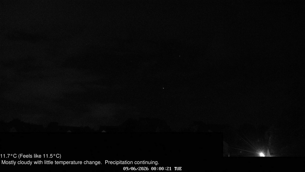 time-lapse frame, Wembury, Devon. Knighton Hill Cam webcam