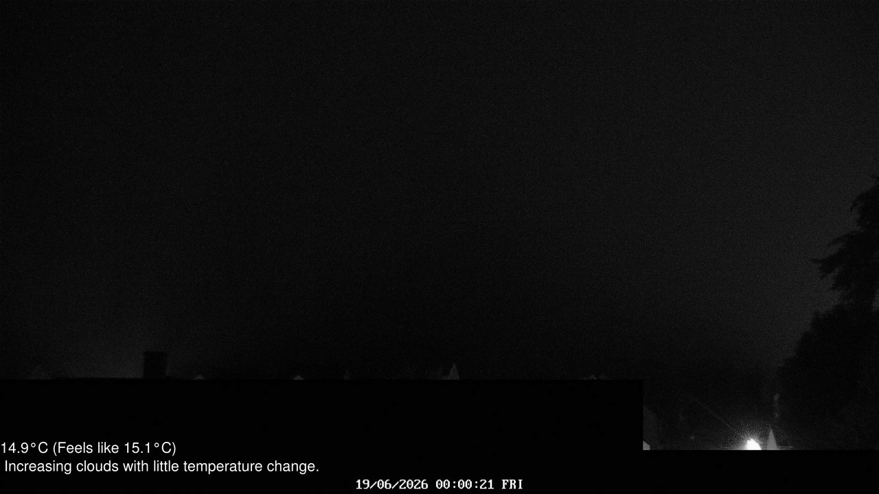 time-lapse frame, Wembury, Devon. Knighton Hill Cam webcam