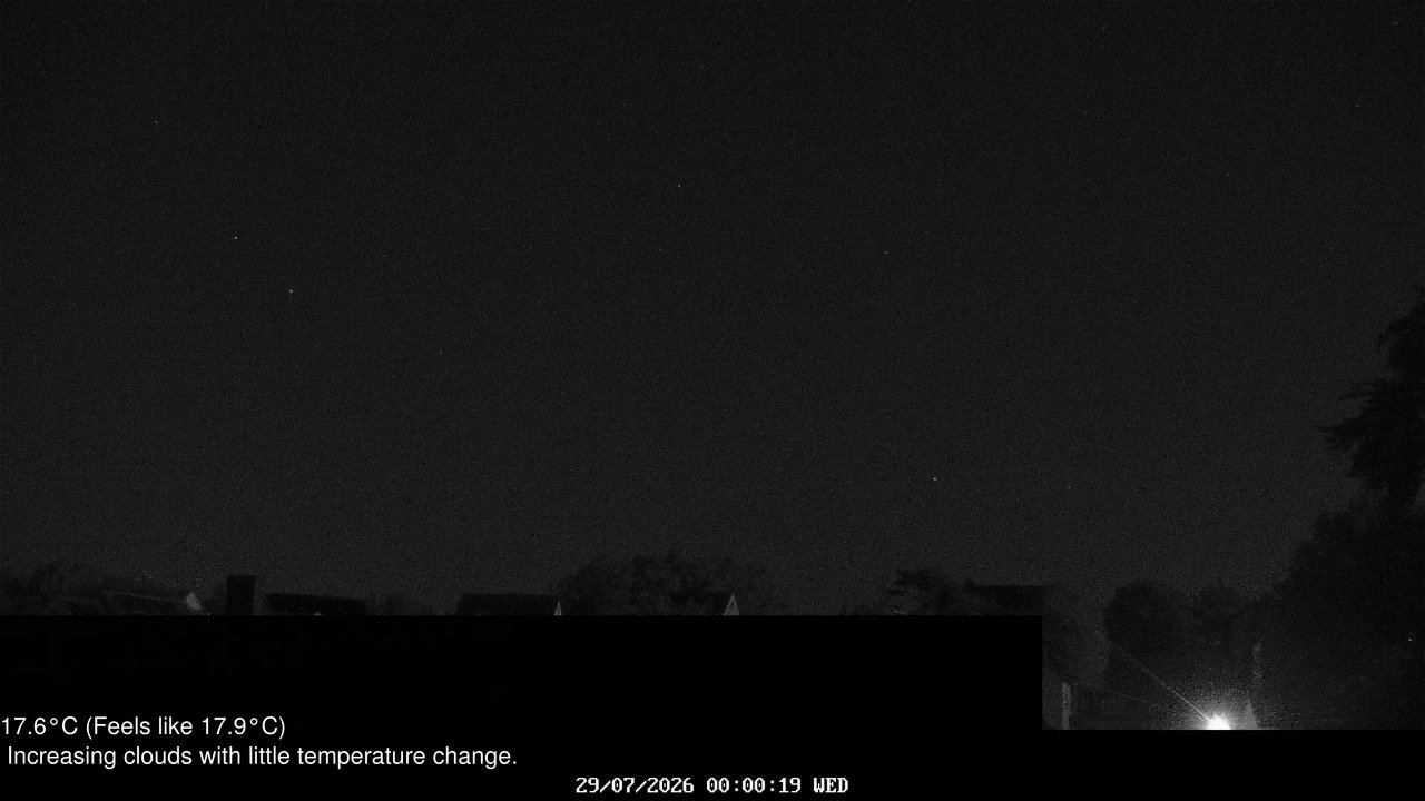 time-lapse frame, Wembury, Devon. Knighton Hill Cam webcam