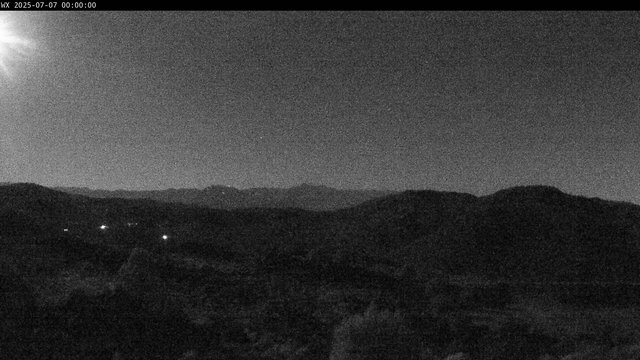 time-lapse frame, Highlands webcam