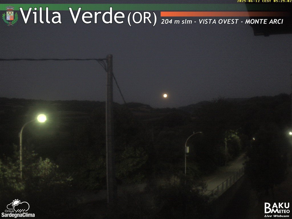time-lapse frame, Baini Ovest webcam