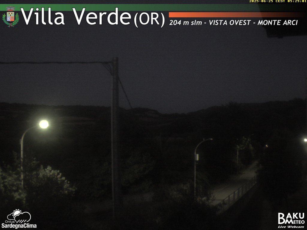 time-lapse frame, Baini Ovest webcam