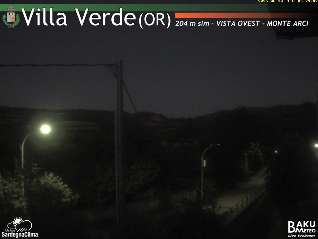 time-lapse frame, Baini Ovest webcam