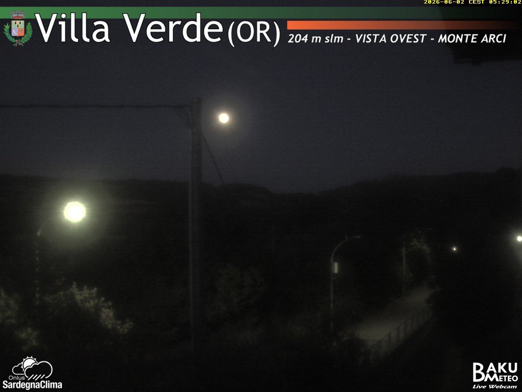 time-lapse frame, Baini Ovest webcam