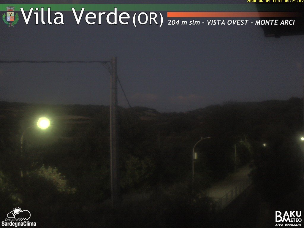 time-lapse frame, Baini Ovest webcam