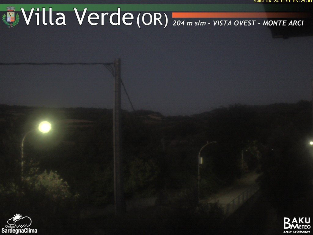time-lapse frame, Baini Ovest webcam