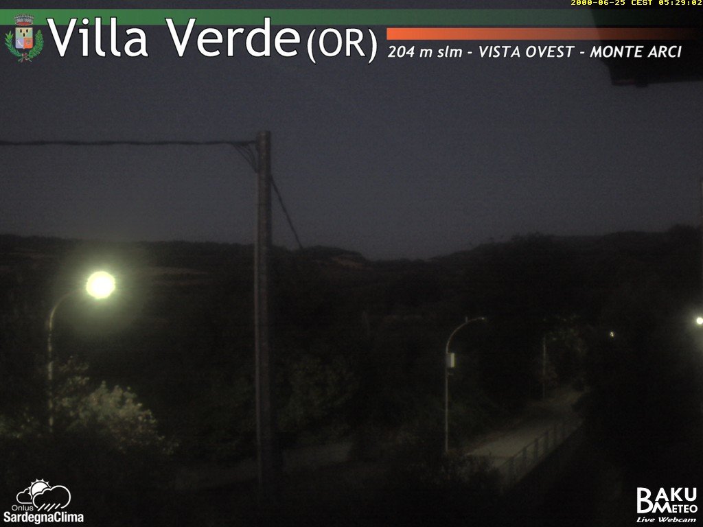 time-lapse frame, Baini Ovest webcam