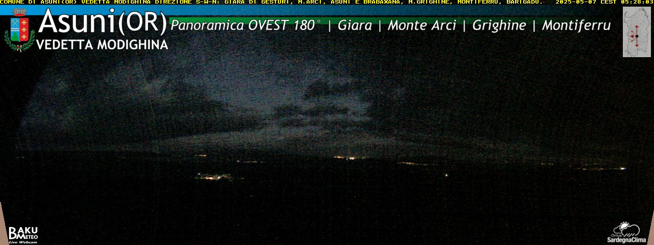 time-lapse frame, Asuni Ovest webcam