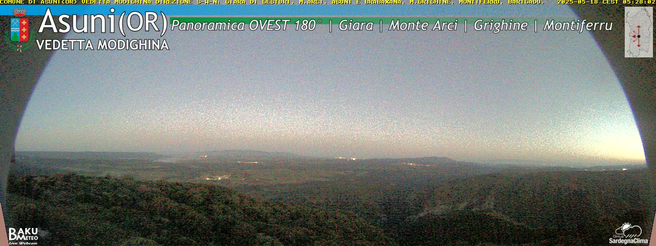 time-lapse frame, Asuni Ovest webcam