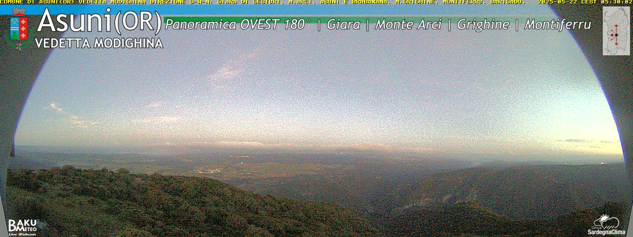 time-lapse frame, Asuni Ovest webcam