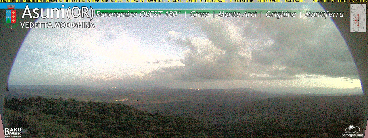 time-lapse frame, Asuni Ovest webcam