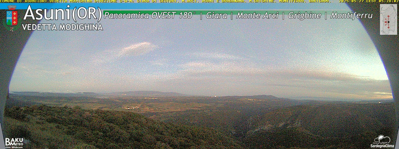 time-lapse frame, Asuni Ovest webcam