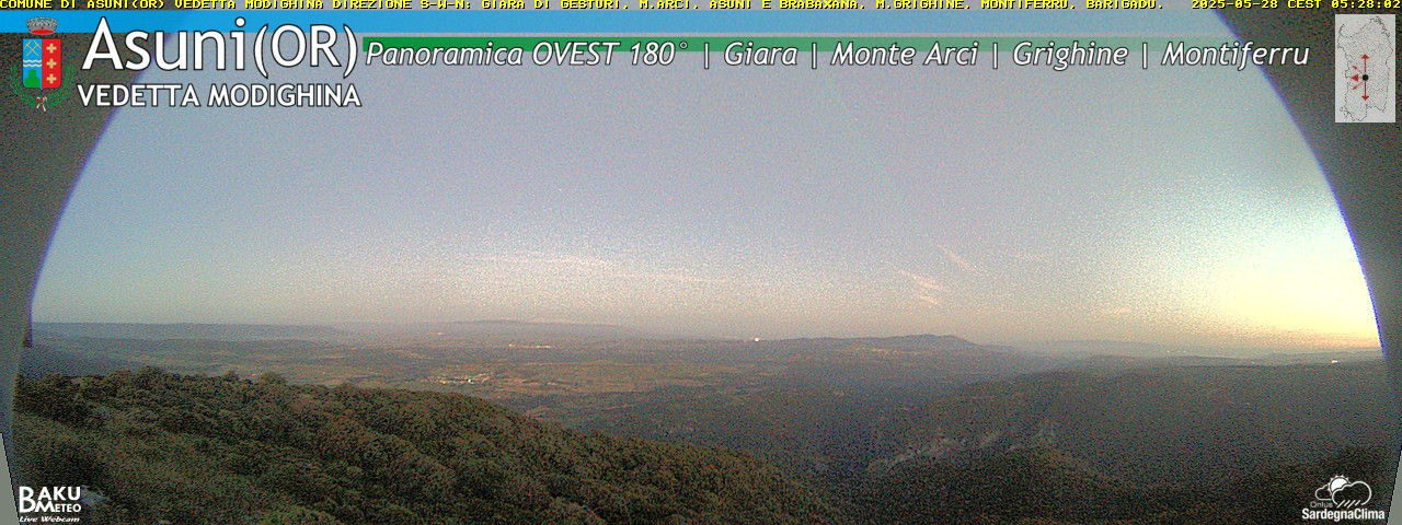 time-lapse frame, Asuni Ovest webcam