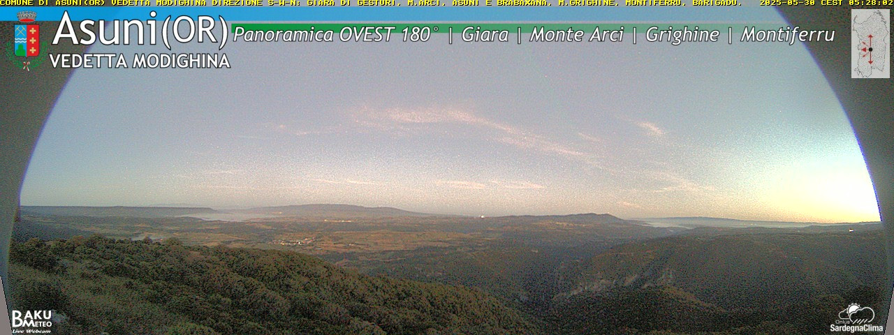 time-lapse frame, Asuni Ovest webcam
