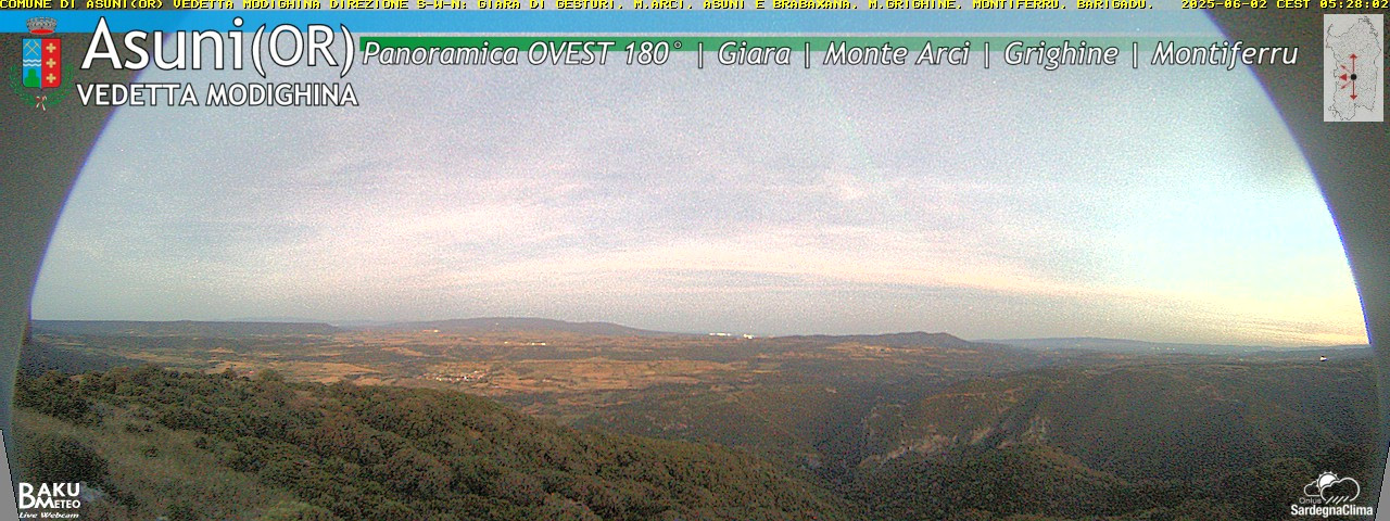 time-lapse frame, Asuni Ovest webcam