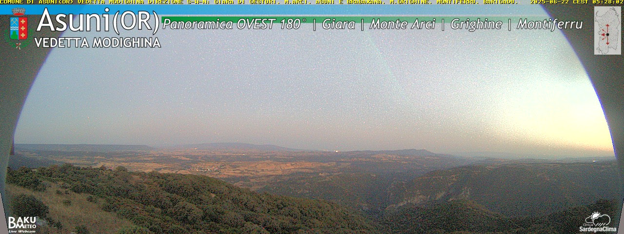 time-lapse frame, Asuni Ovest webcam