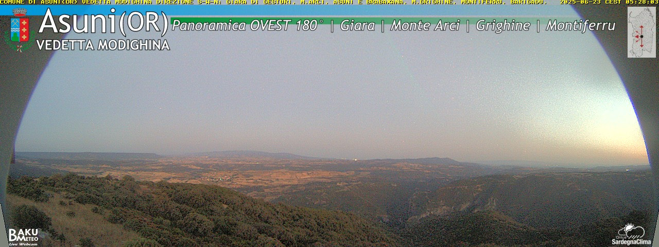 time-lapse frame, Asuni Ovest webcam