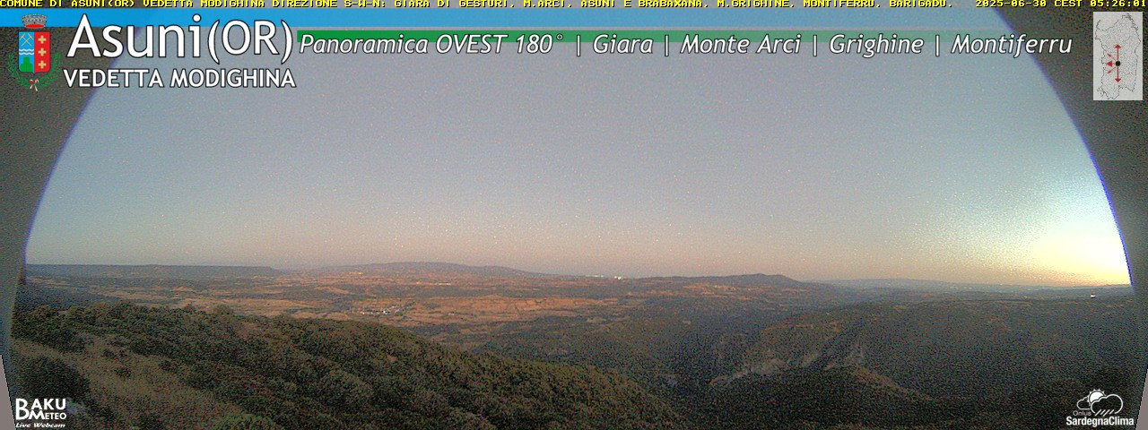 time-lapse frame, Asuni Ovest webcam
