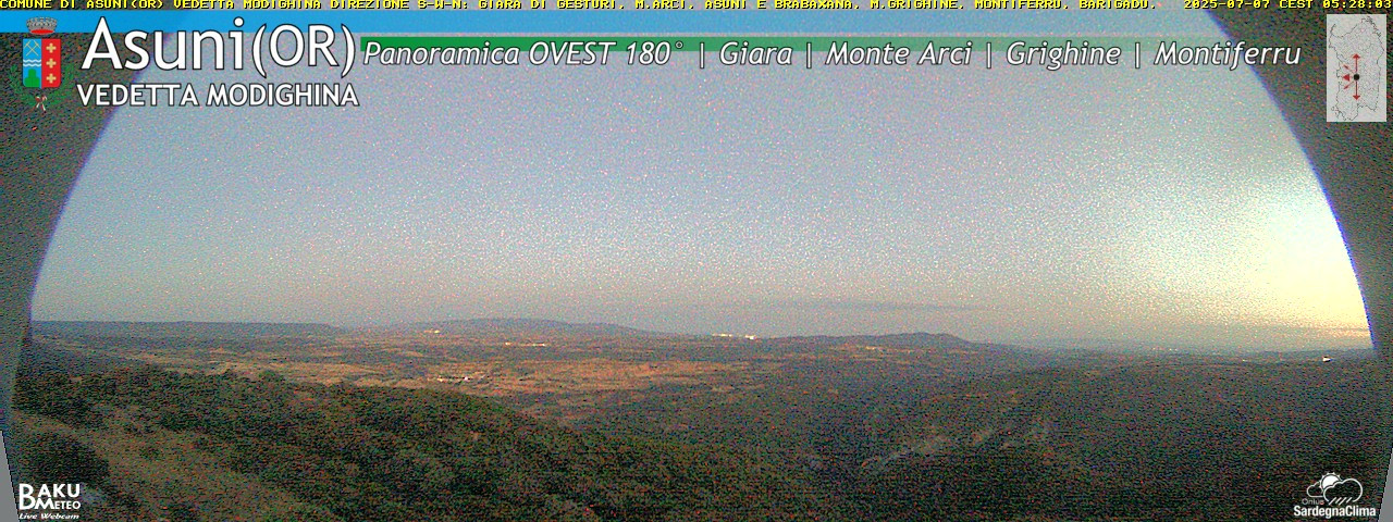 time-lapse frame, Asuni Ovest webcam