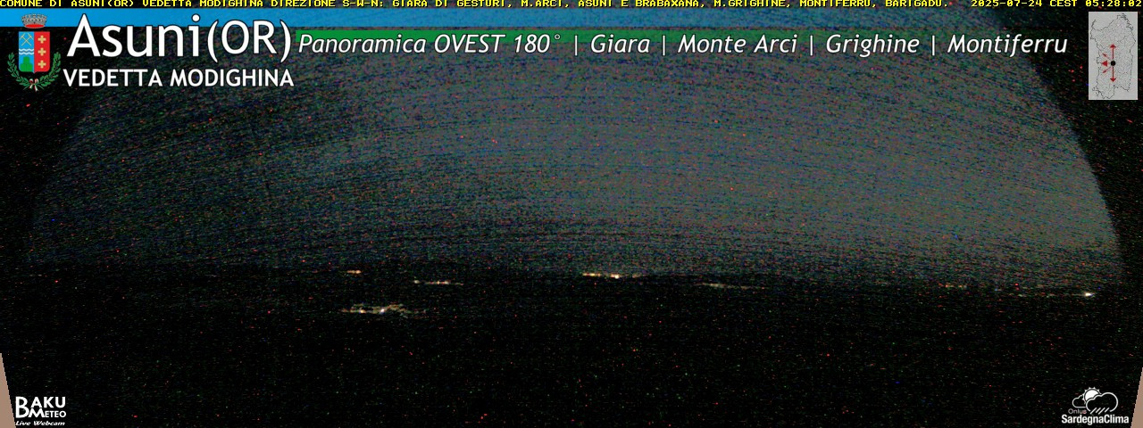 time-lapse frame, Asuni Ovest webcam