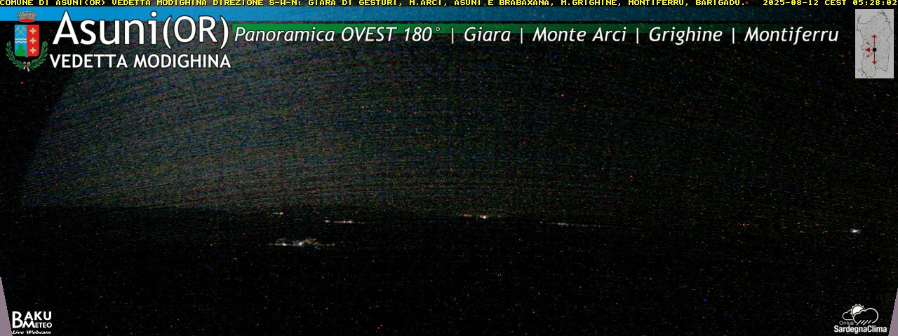 time-lapse frame, Asuni Ovest webcam